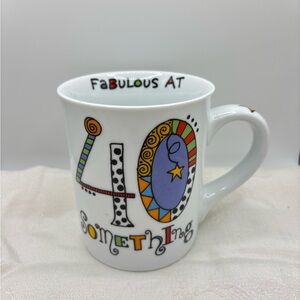 Lonnie Veasey 90s Art Mug, Fabulous at 40 Something